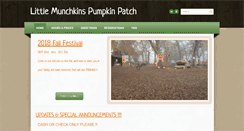 Desktop Screenshot of littlemunchkinspumpkinpatch.com