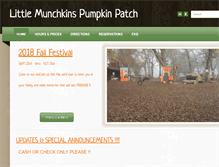 Tablet Screenshot of littlemunchkinspumpkinpatch.com